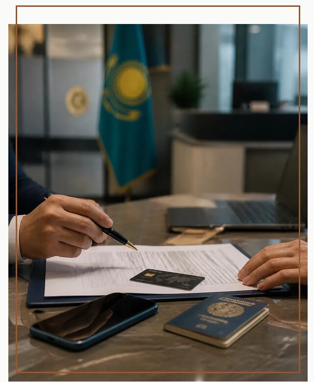 Открытие счета и банковской карты в Казахстане в Слободской